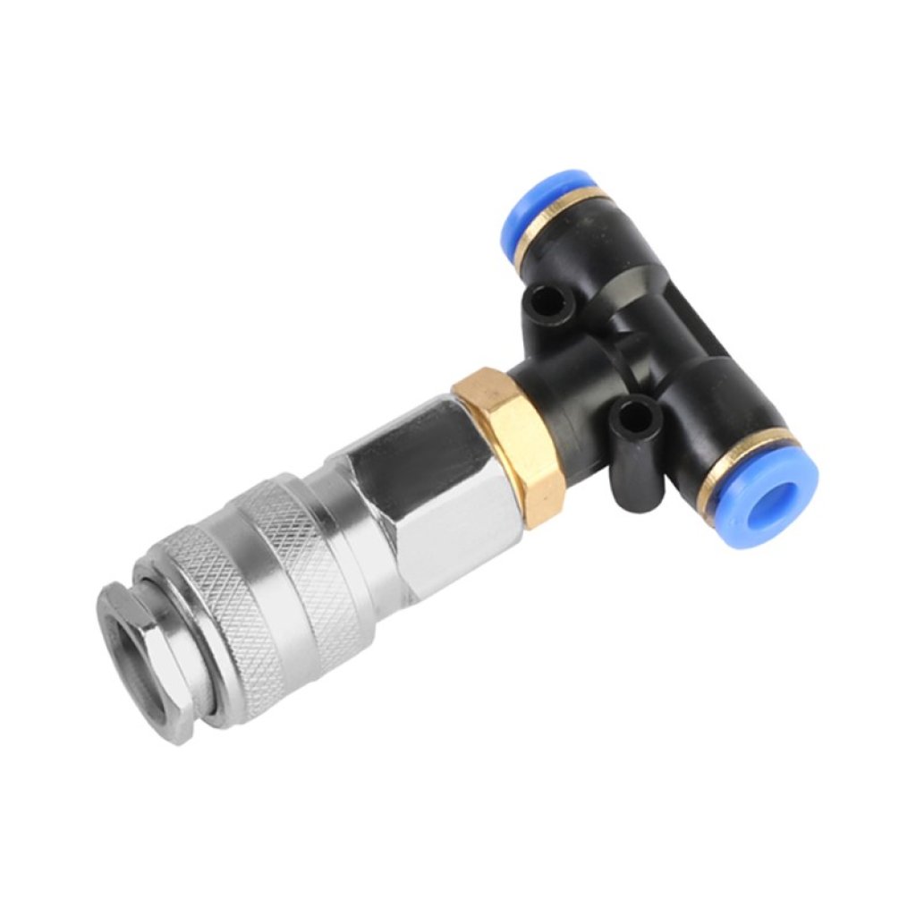 Rychlospojka tvar T, 12 mm / 6 mm / 6 mm, 10 BAR, 58170