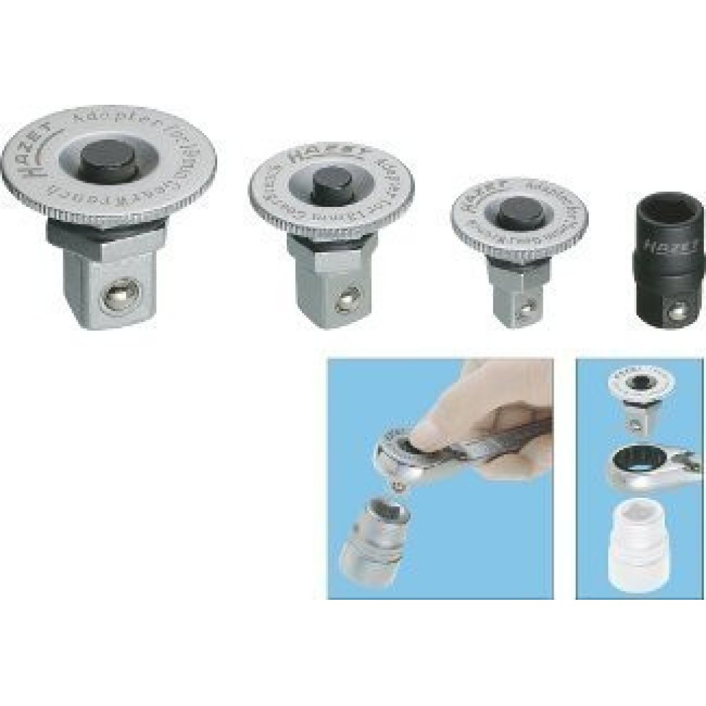 Sada 4 ks adaptérů pro očkové klíče 606/4SPC