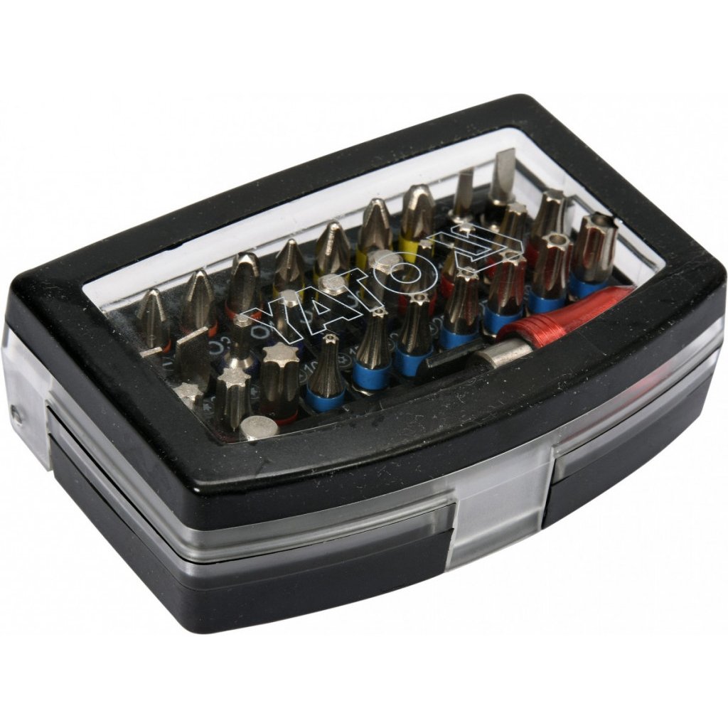 Sada bitů s adaptérem 1/4" 32 ks - YT-04622