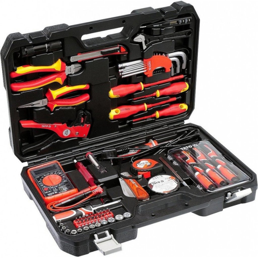 Sada elektro nářadí 1/4", 68 ks - YT-39009