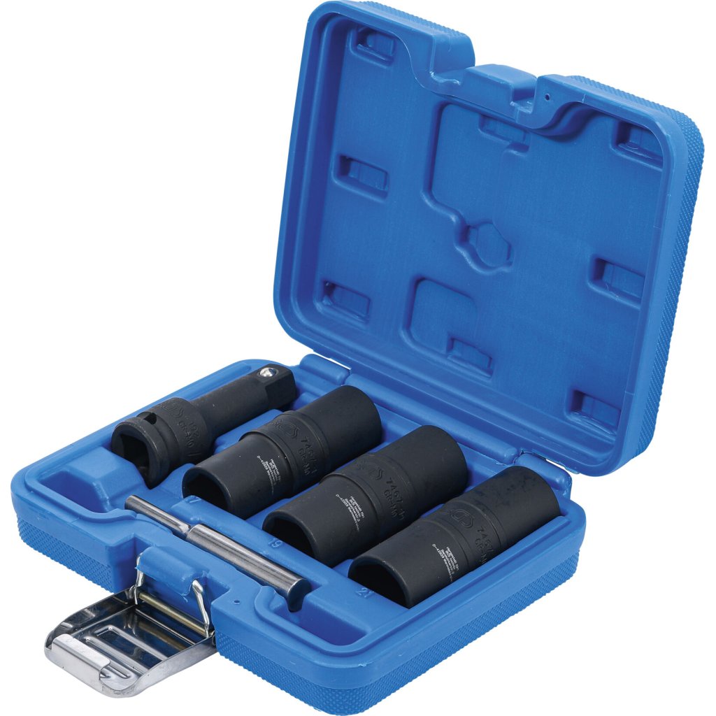 Sada na poškozené šrouby a matice, oboustranné, 1/2", 17, 19, 21 mm - B7467