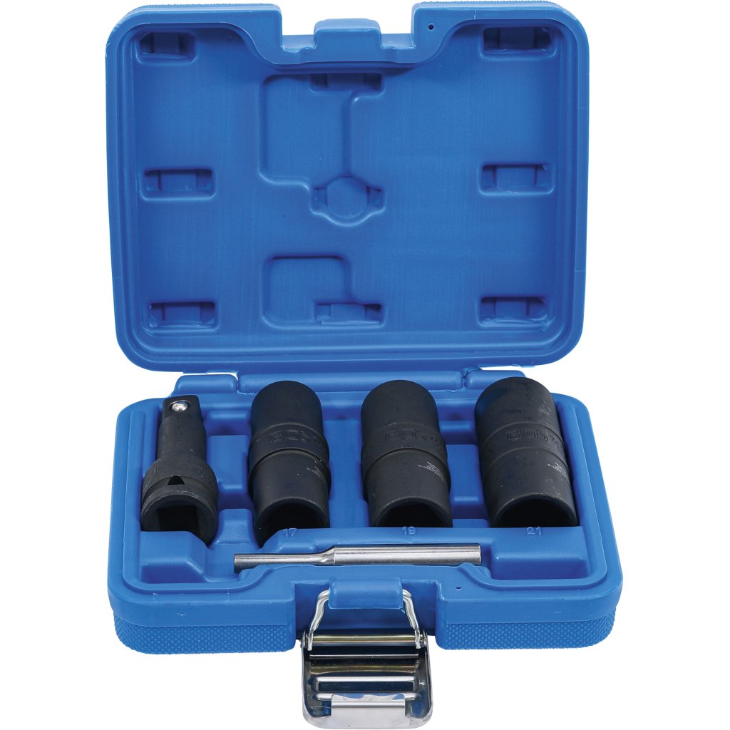 Sada na poškozené šrouby a matice, oboustranné, 1/2", 17, 19, 21 mm - B7467