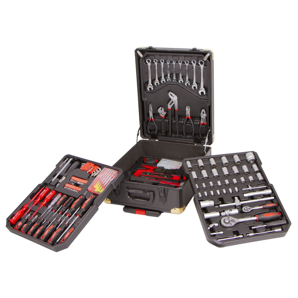 Sada nářadí, Gola sada 1/2" a 1/4" - 428 ks - HT494003