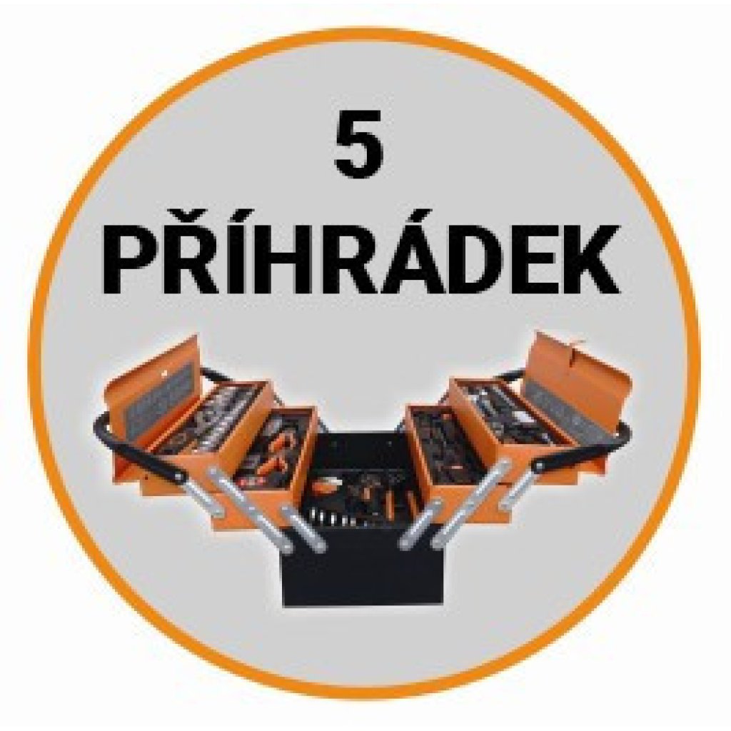 Sada nářadí v base s Gola sadou 1/2" a 1/4", 85 ks - AH128502