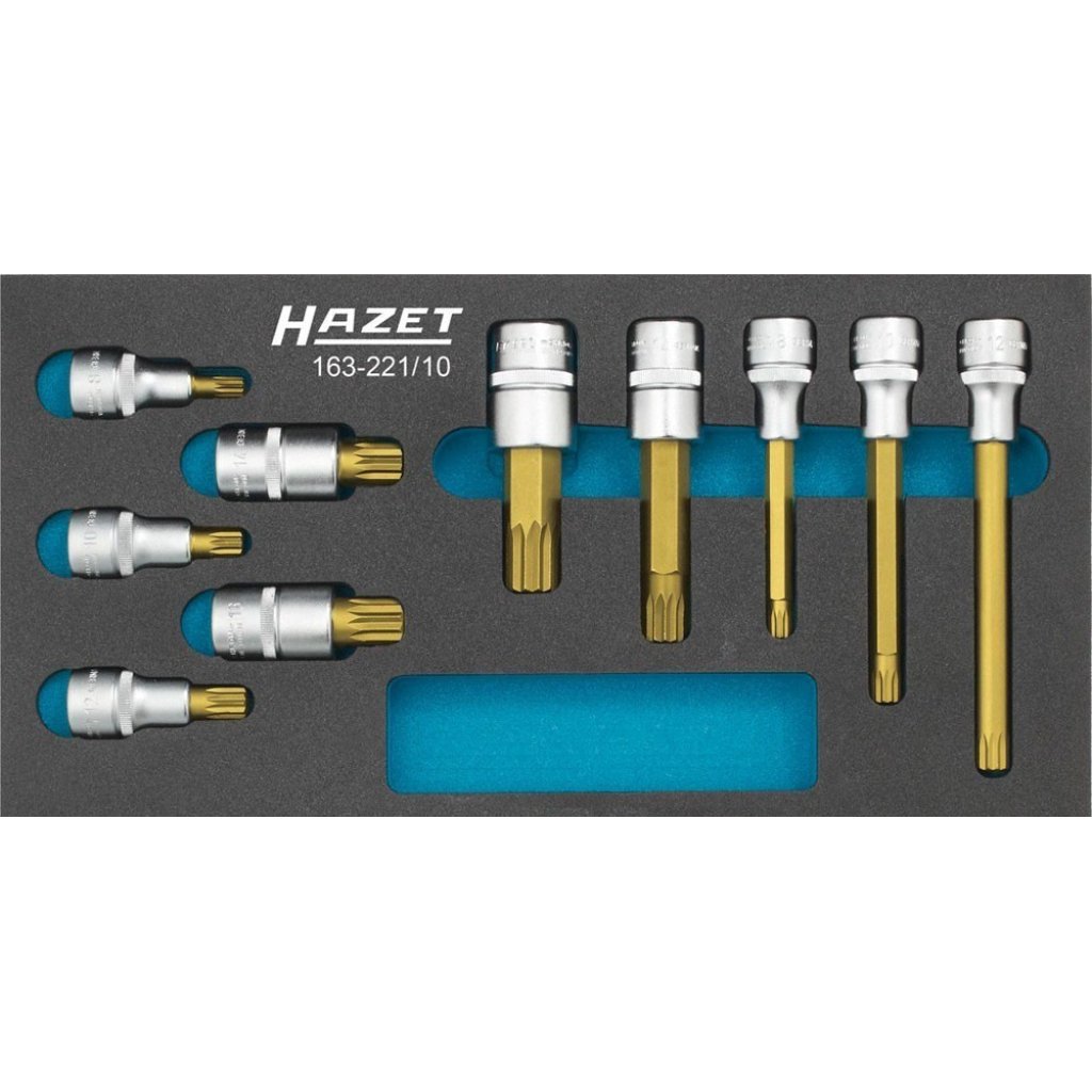 Sada nástrčných hlavic XZN 163-221/10