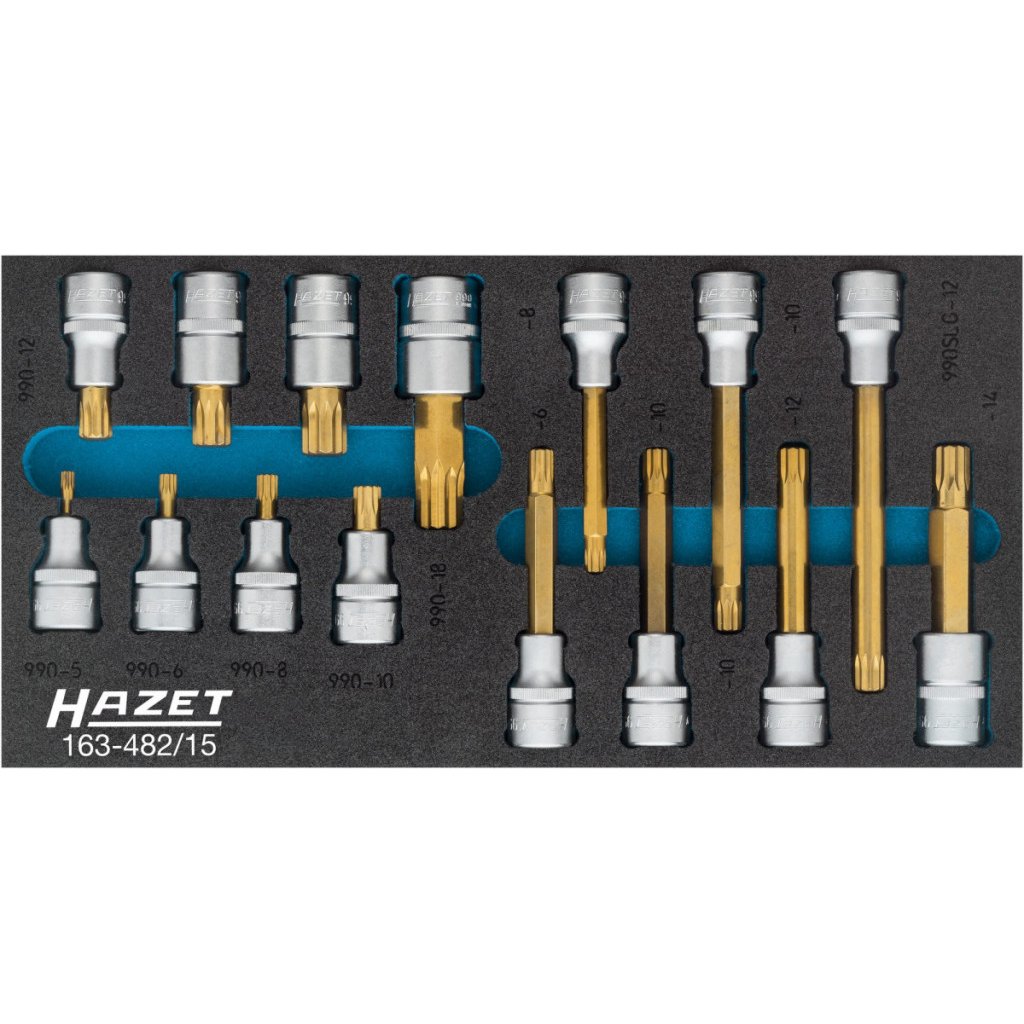 Sada nástrčných hlavic XZN 163-482/15 HAZET - HA207787