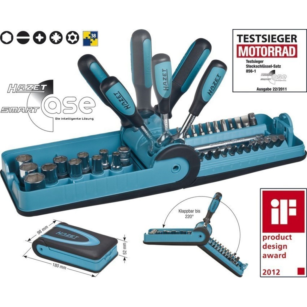 Sada nástrčných klíčů 856-1 - 6.3 1/4" - HA164813