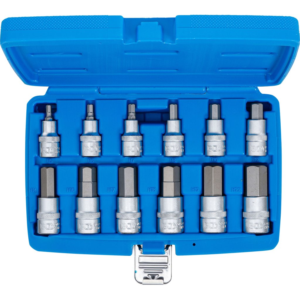 Sada nástrčných klíčů, imbus, 1/2", 5 - 22 mm - B5052
