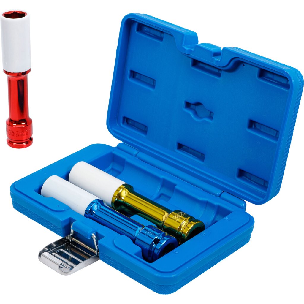 Sada nástrčných klíčů na ALU kola, prodloužené, 1/2", 3 ks - BGS 7100