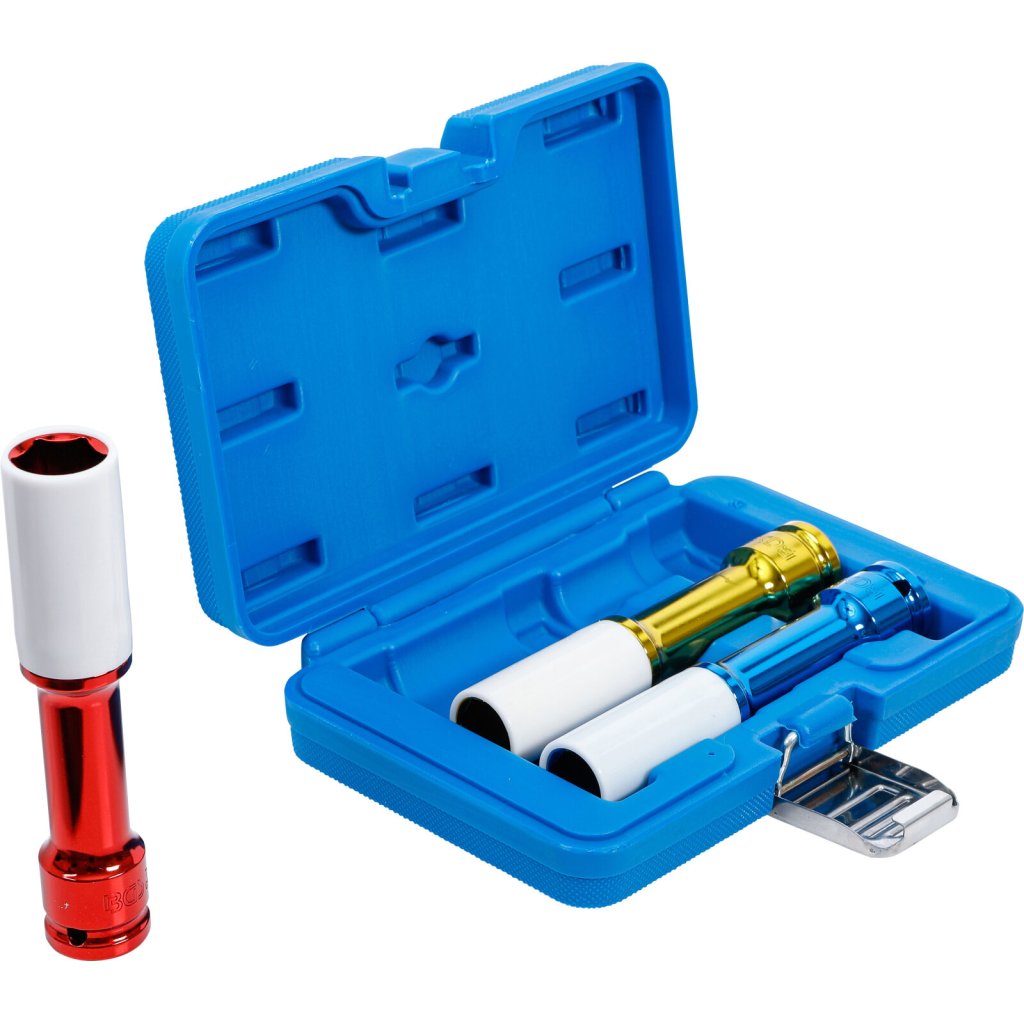 Sada nástrčných klíčů na ALU kola, prodloužené, 1/2", 3 ks - BGS 7100