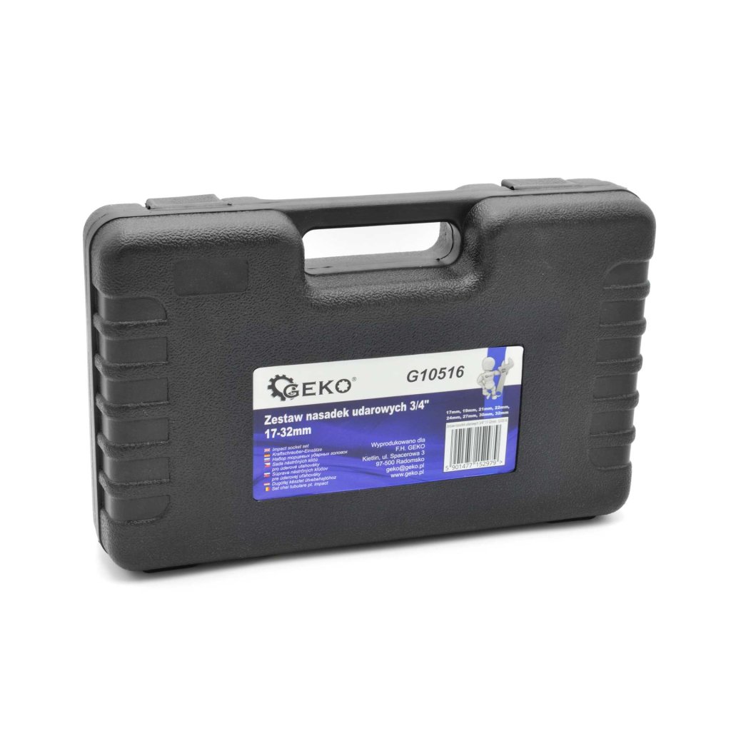 Sada nástrčných klíčů, rázové 3/4" 17-32 mm, 8 ks - G10516