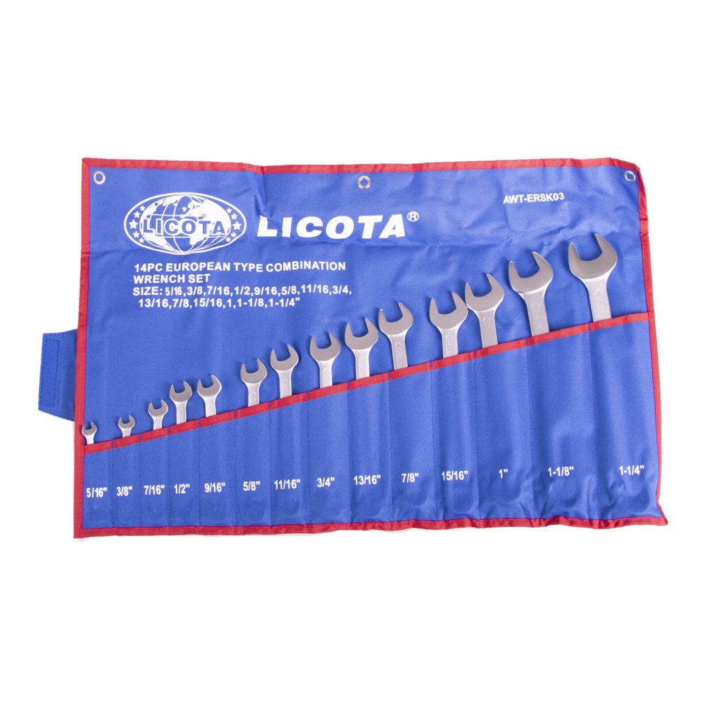 Sada očkoplochých klíčů, 14ks - LIAWTERSK03
