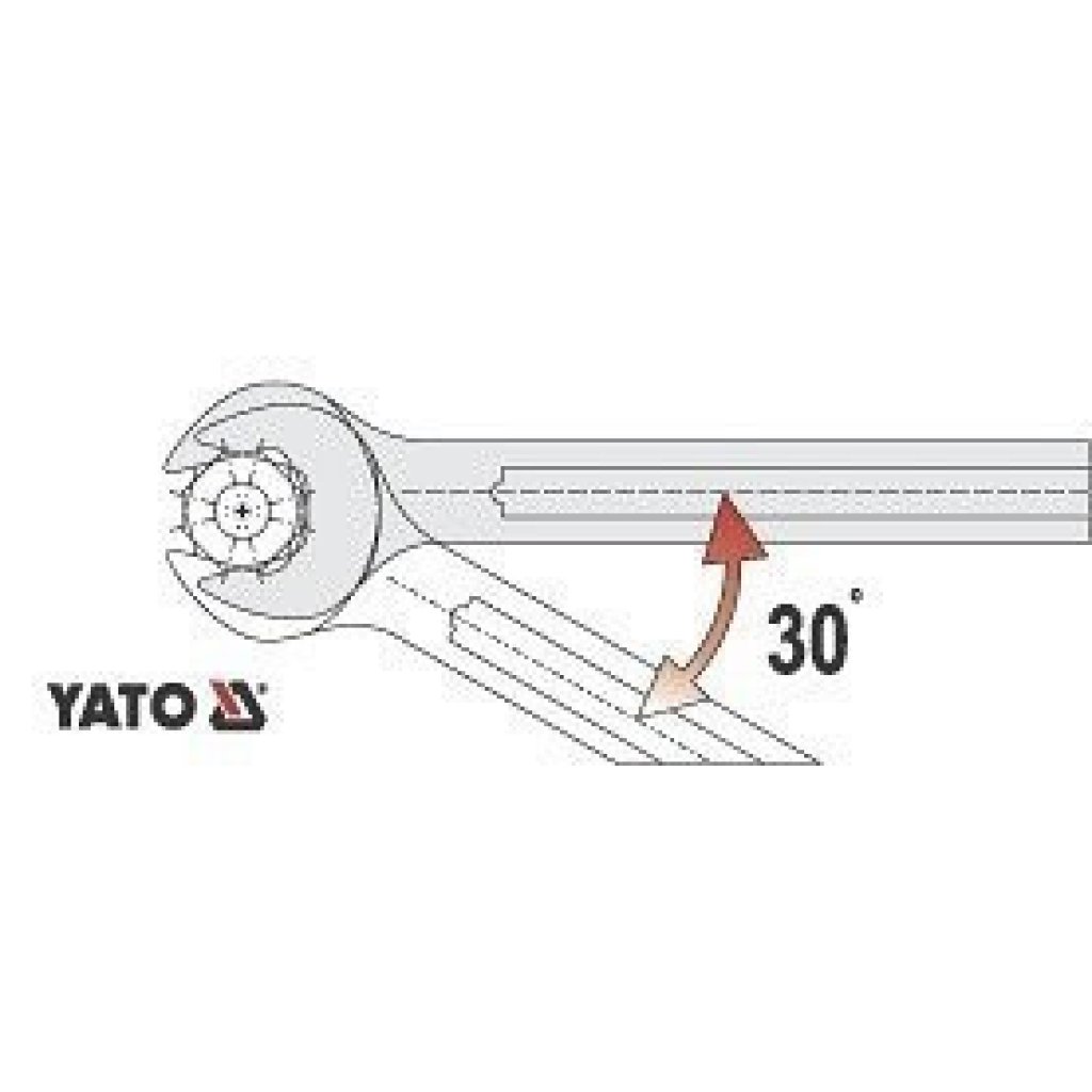 Sada očkoplochých klíčů 17ks 8-32 mm - YT-0363