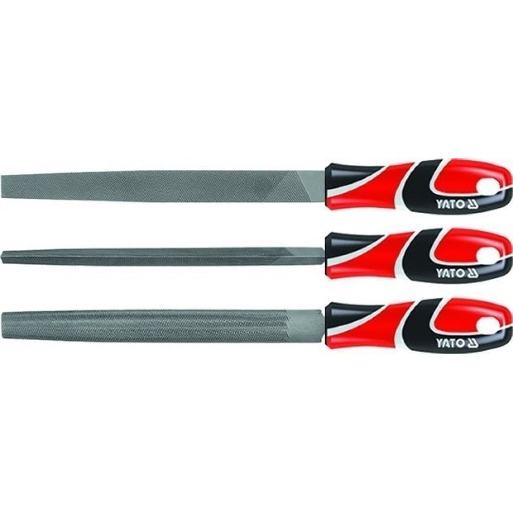 Sada pilníků zámečnických 250 mm 3 ks - YT-6237