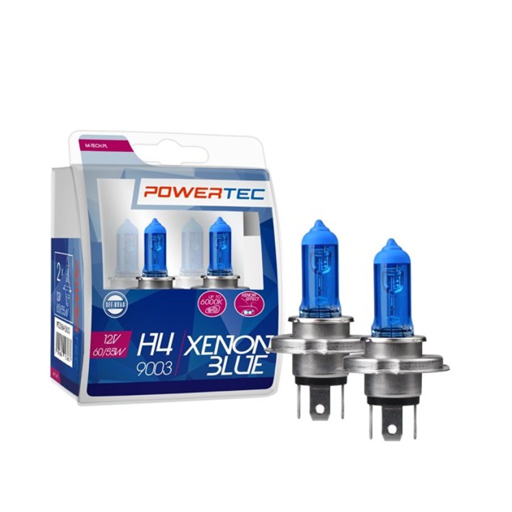 Sada Powertec Xenon Blue H4 12V DUO PTZXB4-DUO, 51366