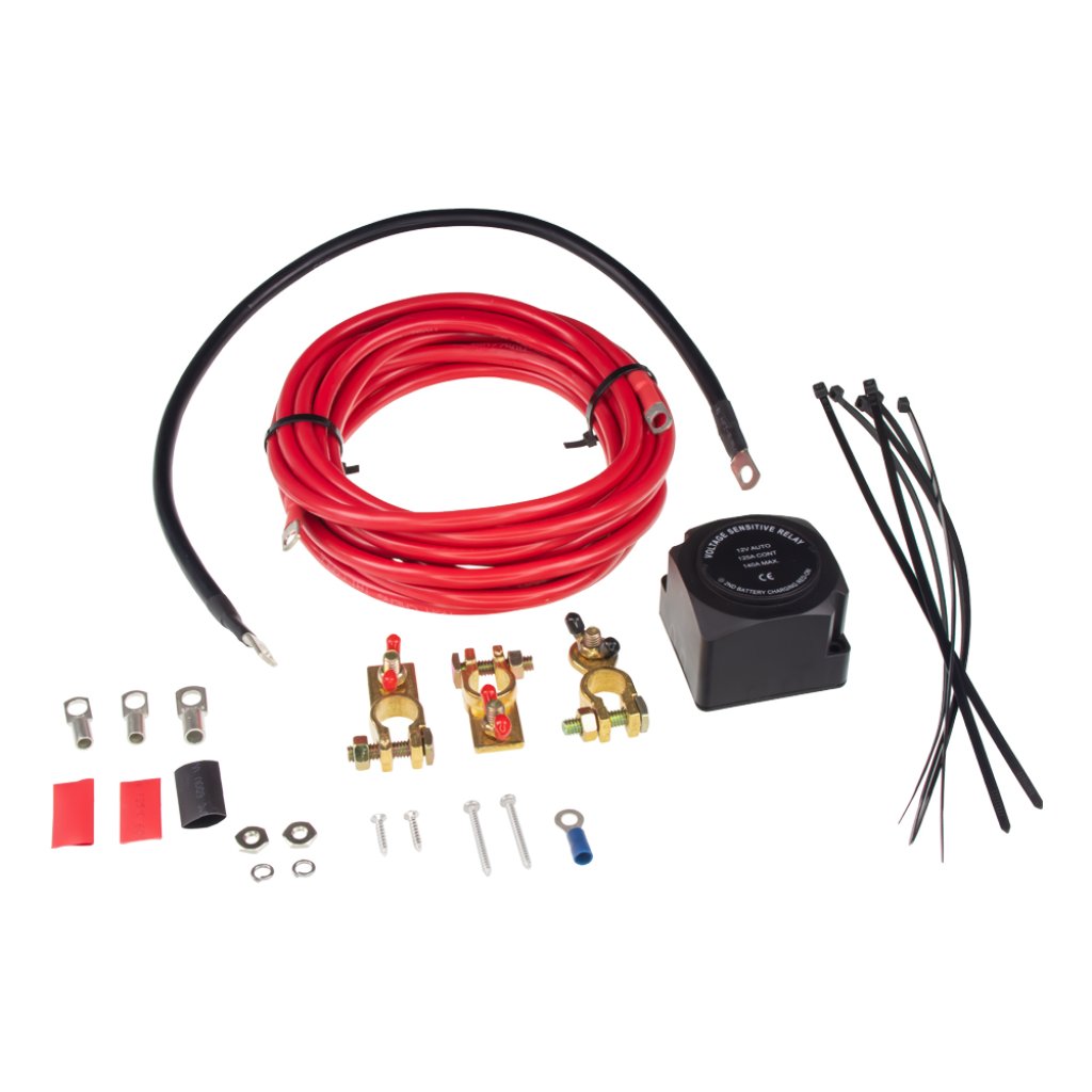 Sada pro automatické dobíjení druhé baterie 12V/140A