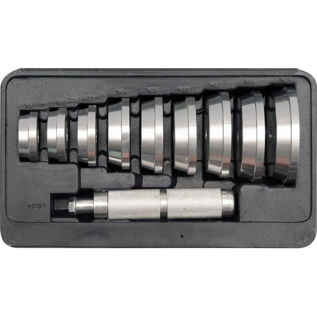 Sada pro montáž ložisek a těsnících kroužků - simerinků, 10 ks, 40-81mm