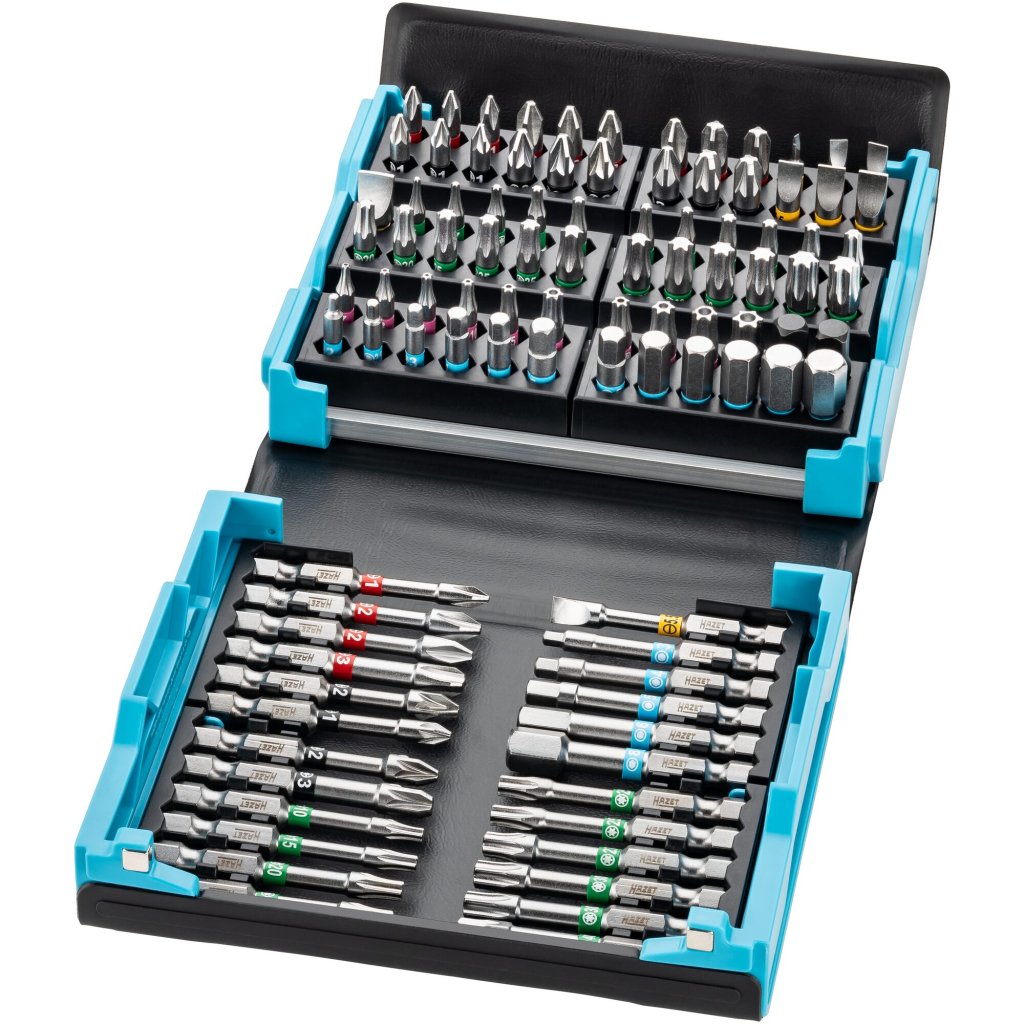 Sada profesionálních bitů, 1/4" / 6,3 mm, 96 ks - Hazet 2200SC-3