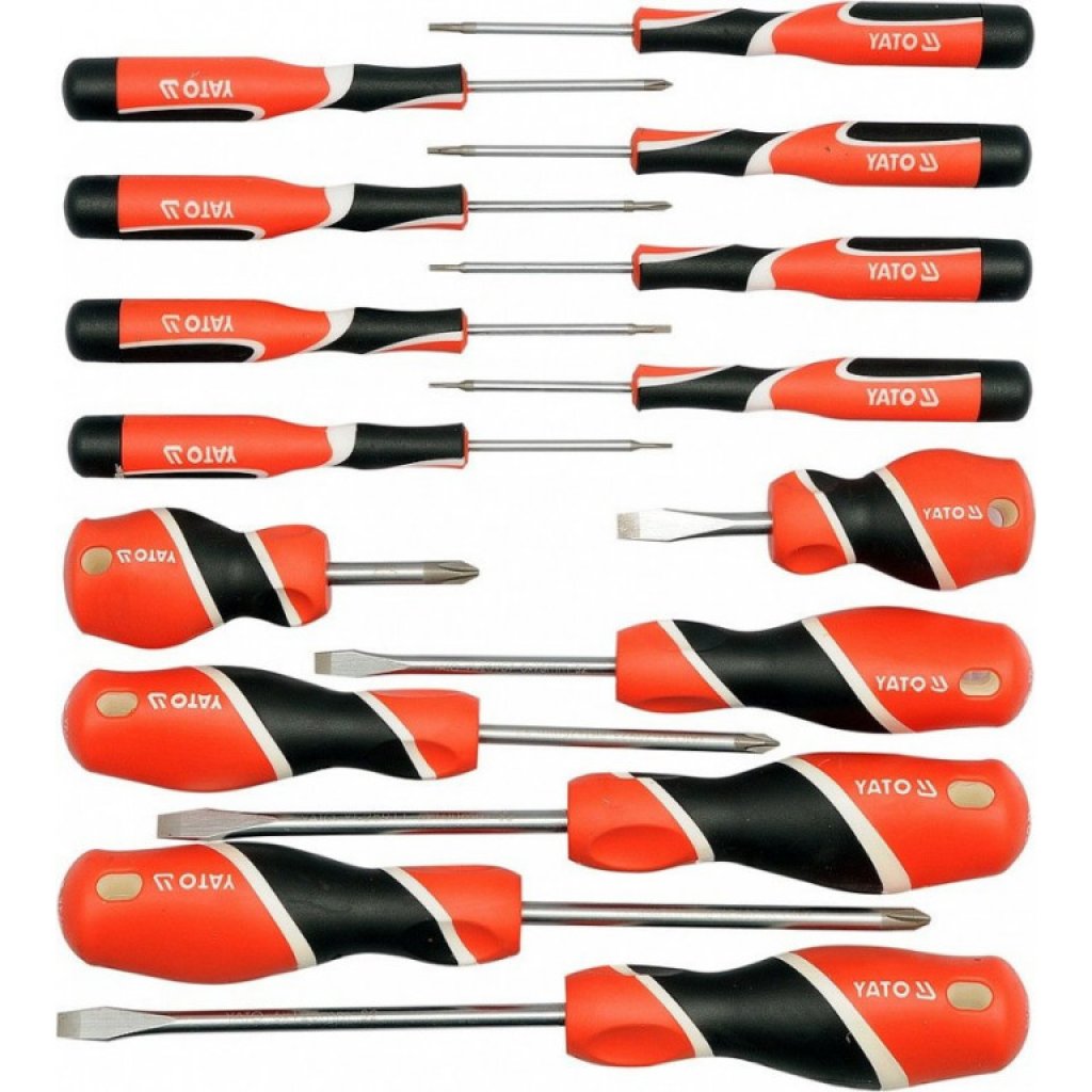 Sada šroubováků křížové/ploché/TORX 15 ks - YT-25981