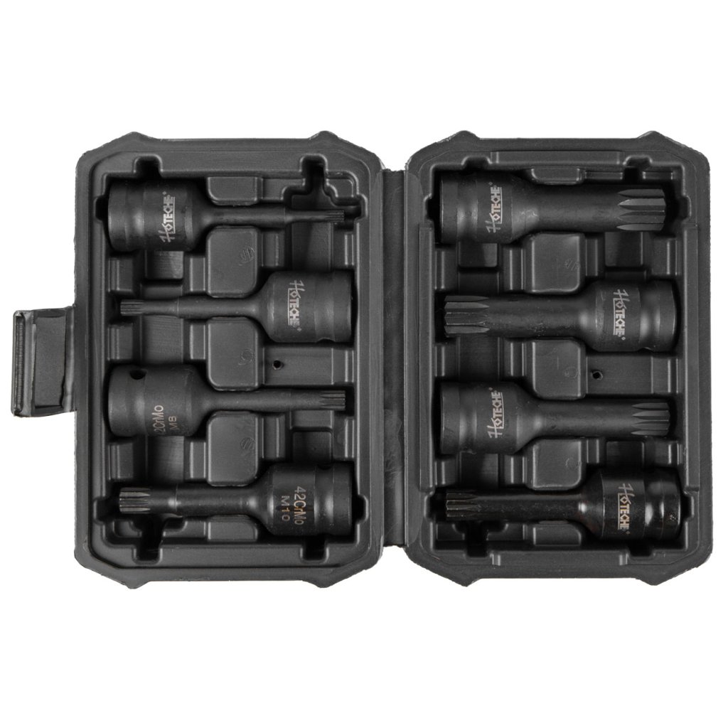 Sada vnějších nástrčných klíčů XZN 1/2", 8 ks - HT206205