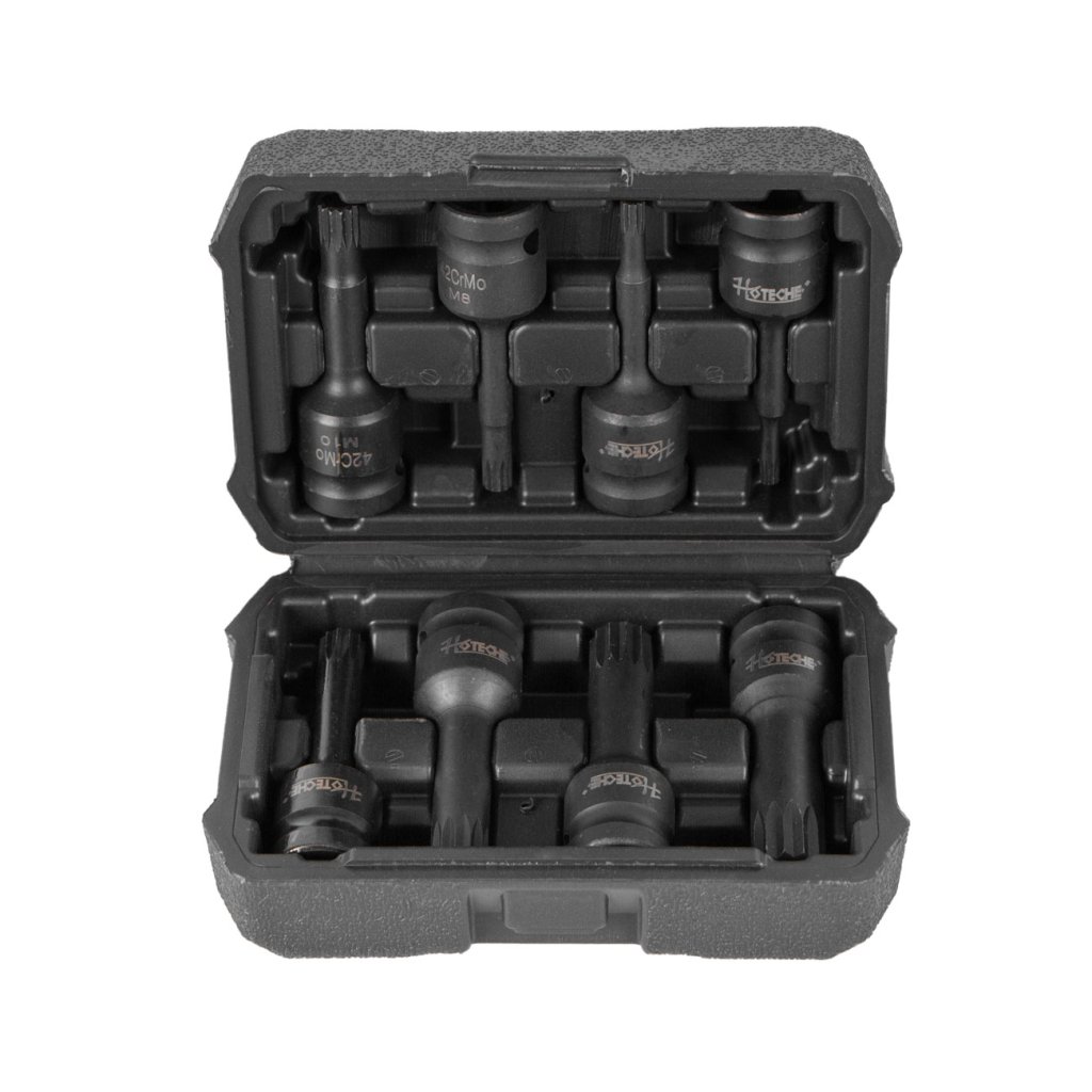 Sada vnějších nástrčných klíčů XZN 1/2", 8 ks - HT206205