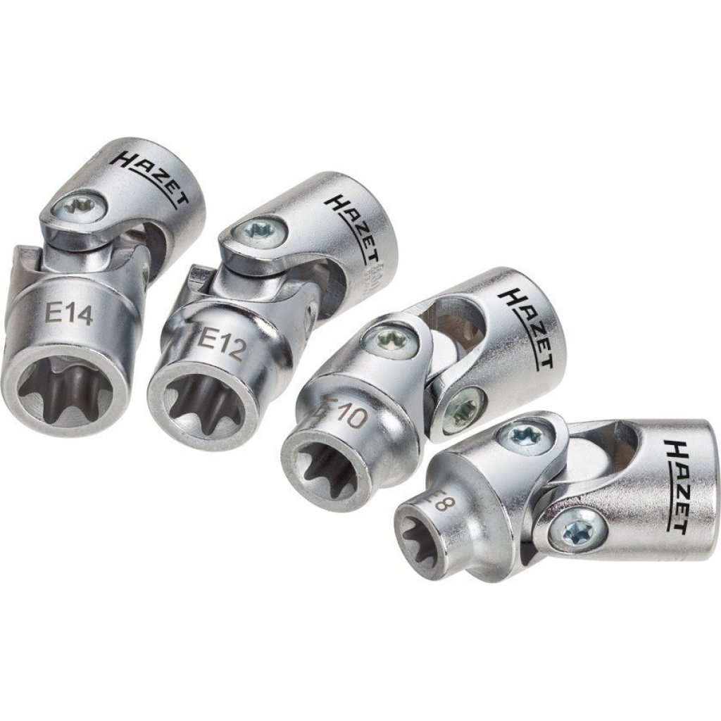 Sada vnitřních nástrčných kloubových klíčů 3/8" TORX® HAZET 880G-E/4 - HA040520