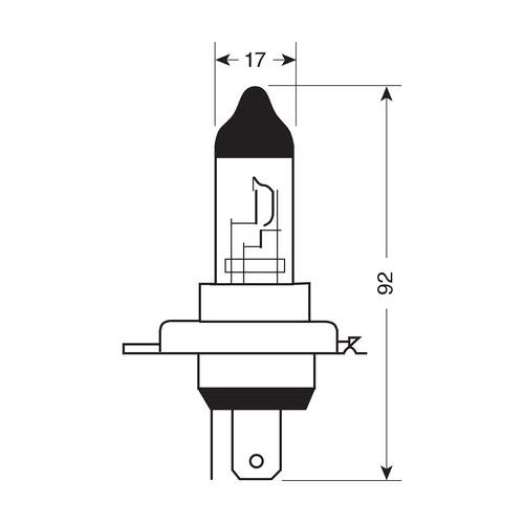 Sada žárovek 2xH4/12V 55W blue xenon 4500K, 58184