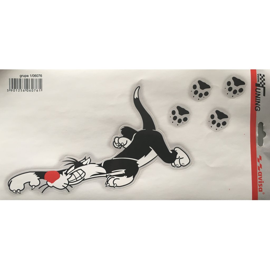 Samolepící dekory "AVISA" kočičí packy