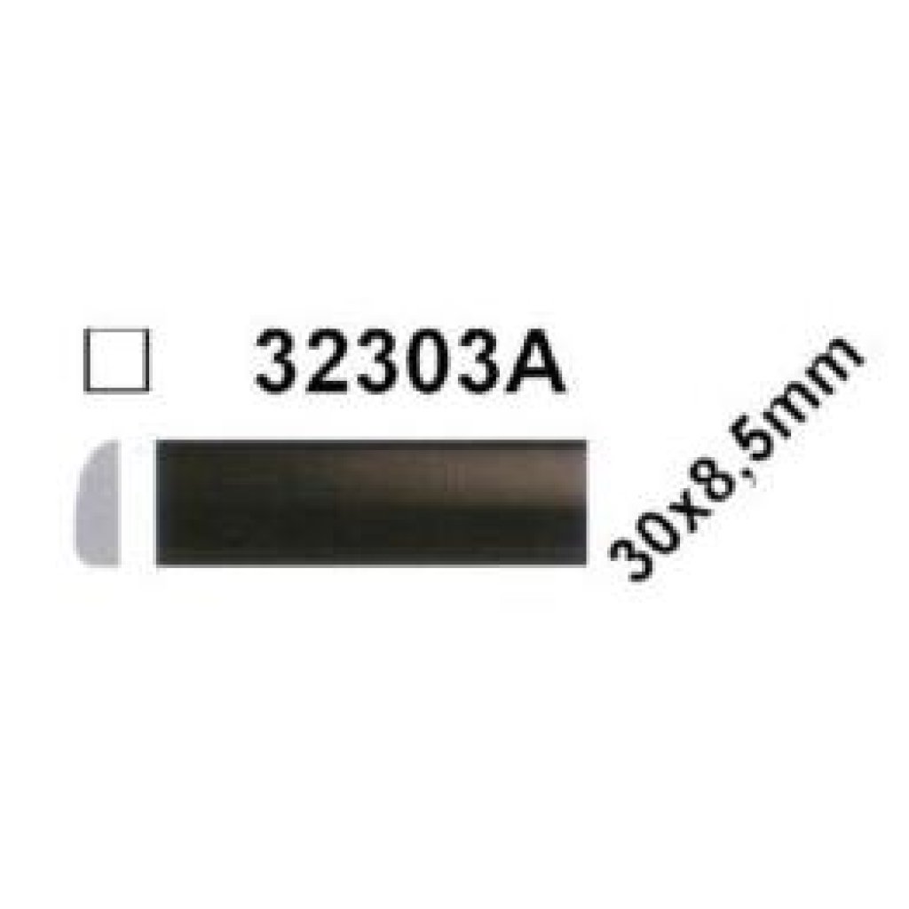 Samolepící lišta černá, 5m, 30x8,5mm, 32303A