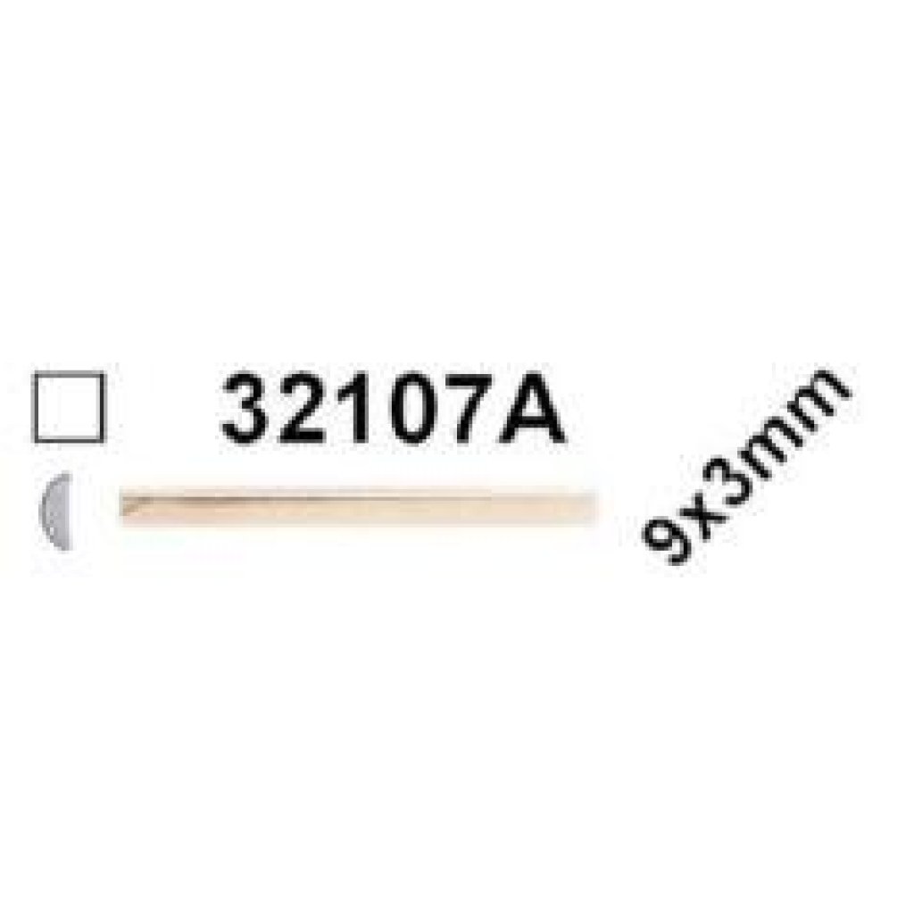 Samolepící lišta chromovaná, 5m, 9x3mm, 32107A/5