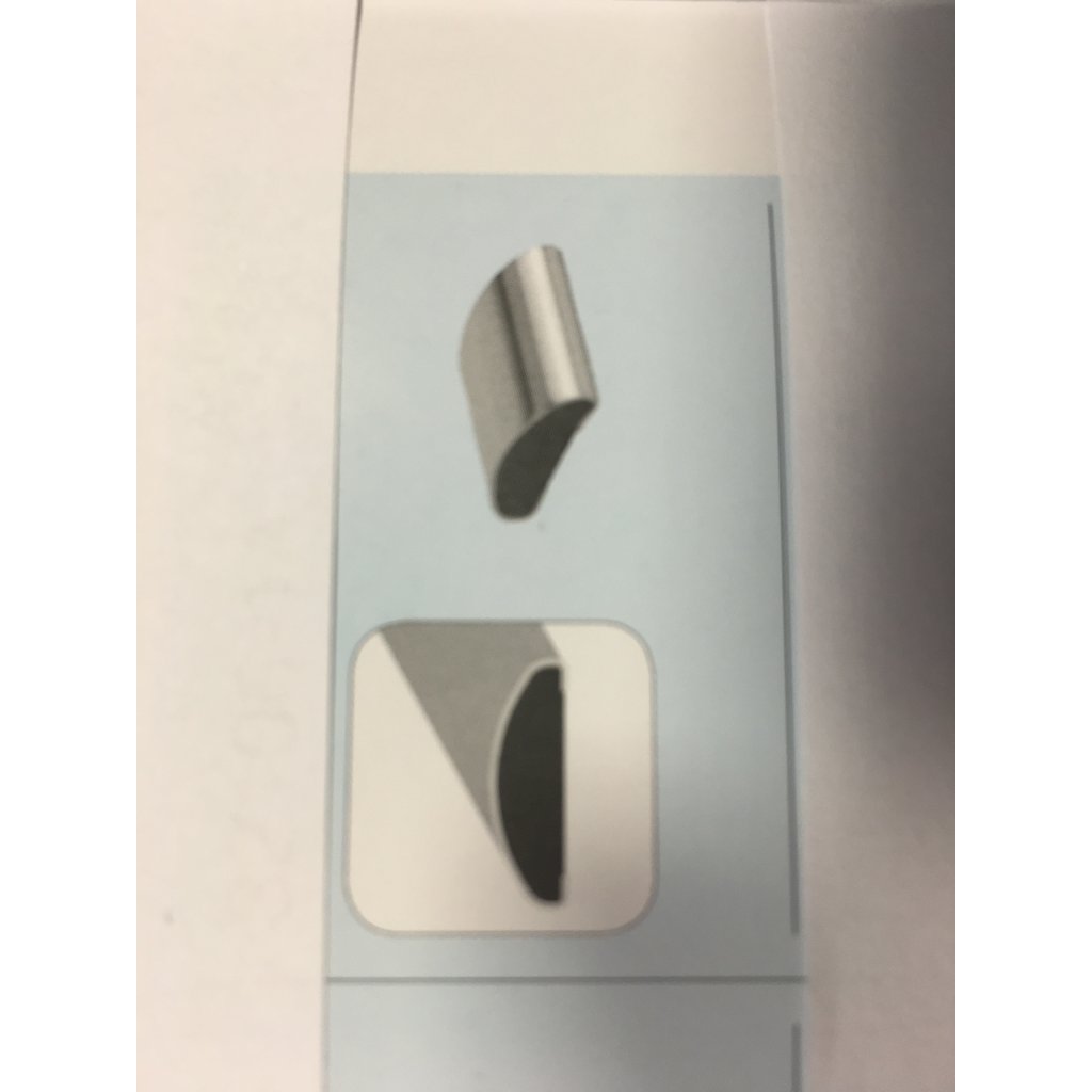 Samolepící lišta chromovaná, 5m x 3,5mm, 33001A/5
