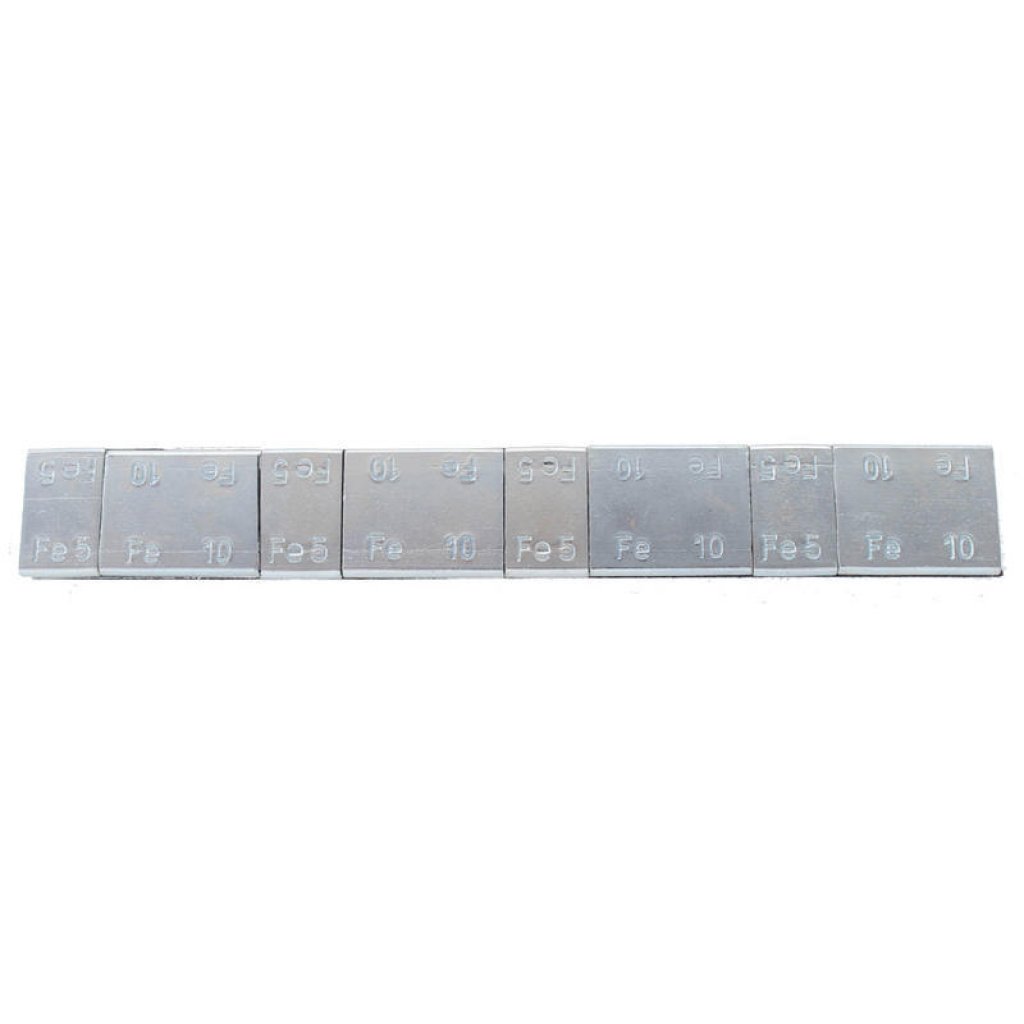 Samolepící vyvažovací závaží 4 x 5 g, 4 x 10 g, ocelové - F1351