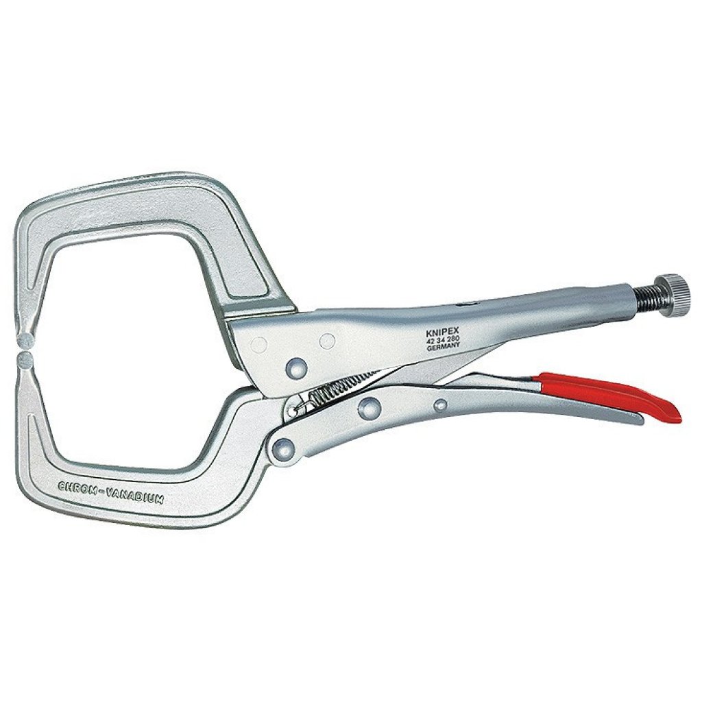 Samosvorné kleště s pákovým mechanizmem pro svařování leskle zinkované 280 mm - 4234280