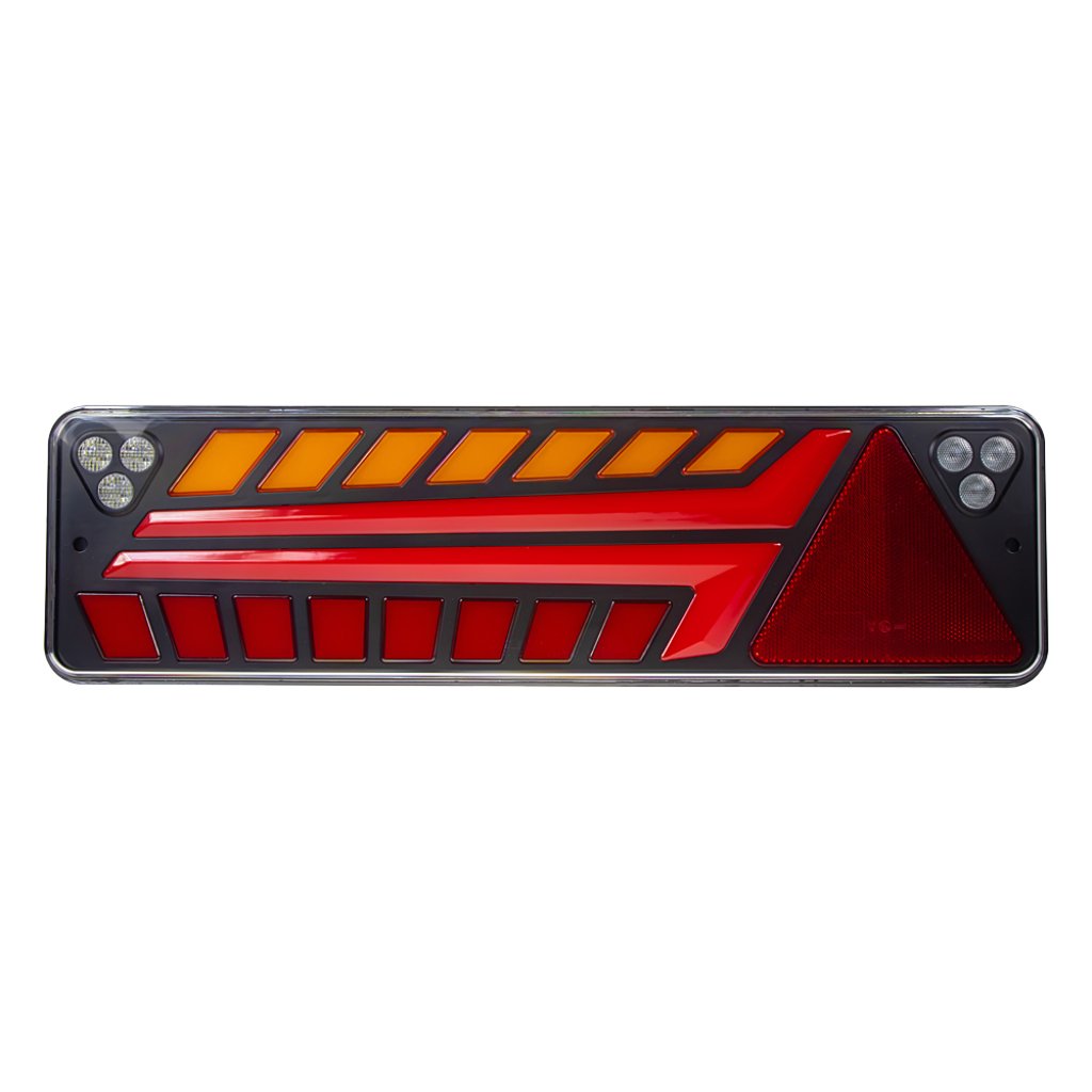 Sdružená LED lampa levá zadní s dynamickými blinkry 12/24V