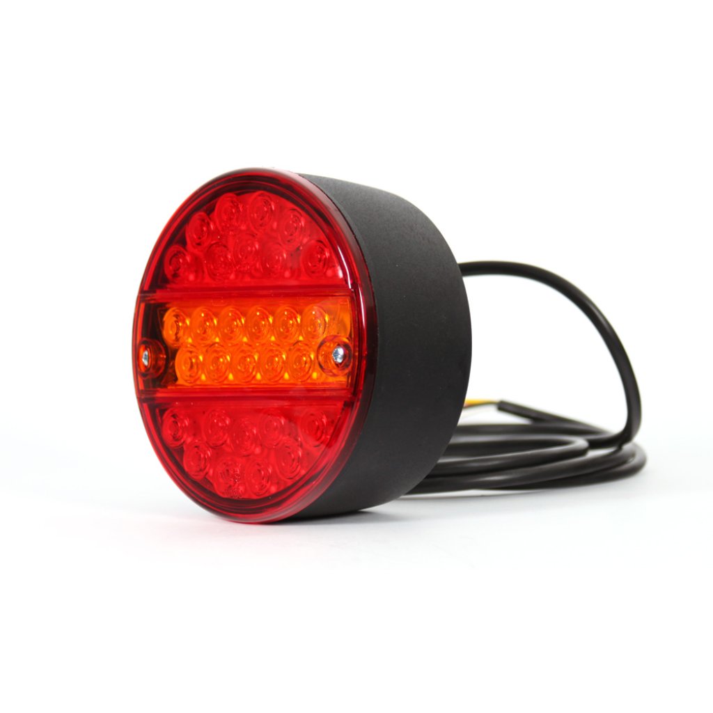 Sdružené zadní poziční světlo, 12V-24V, LED, W19D