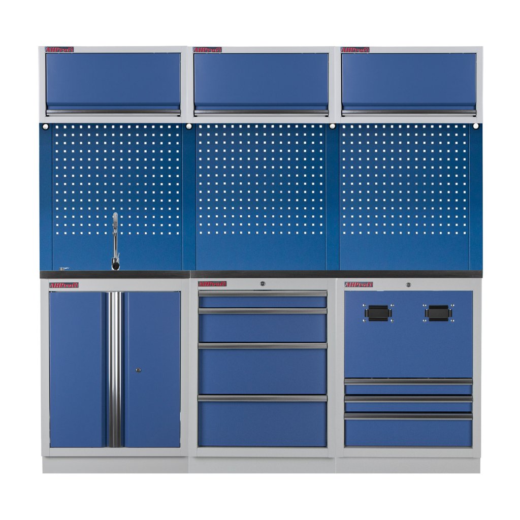 Sestava PROFI BLUE dílenského nábytku 2040 x 495 x 2000 mm - MTGS1300NA