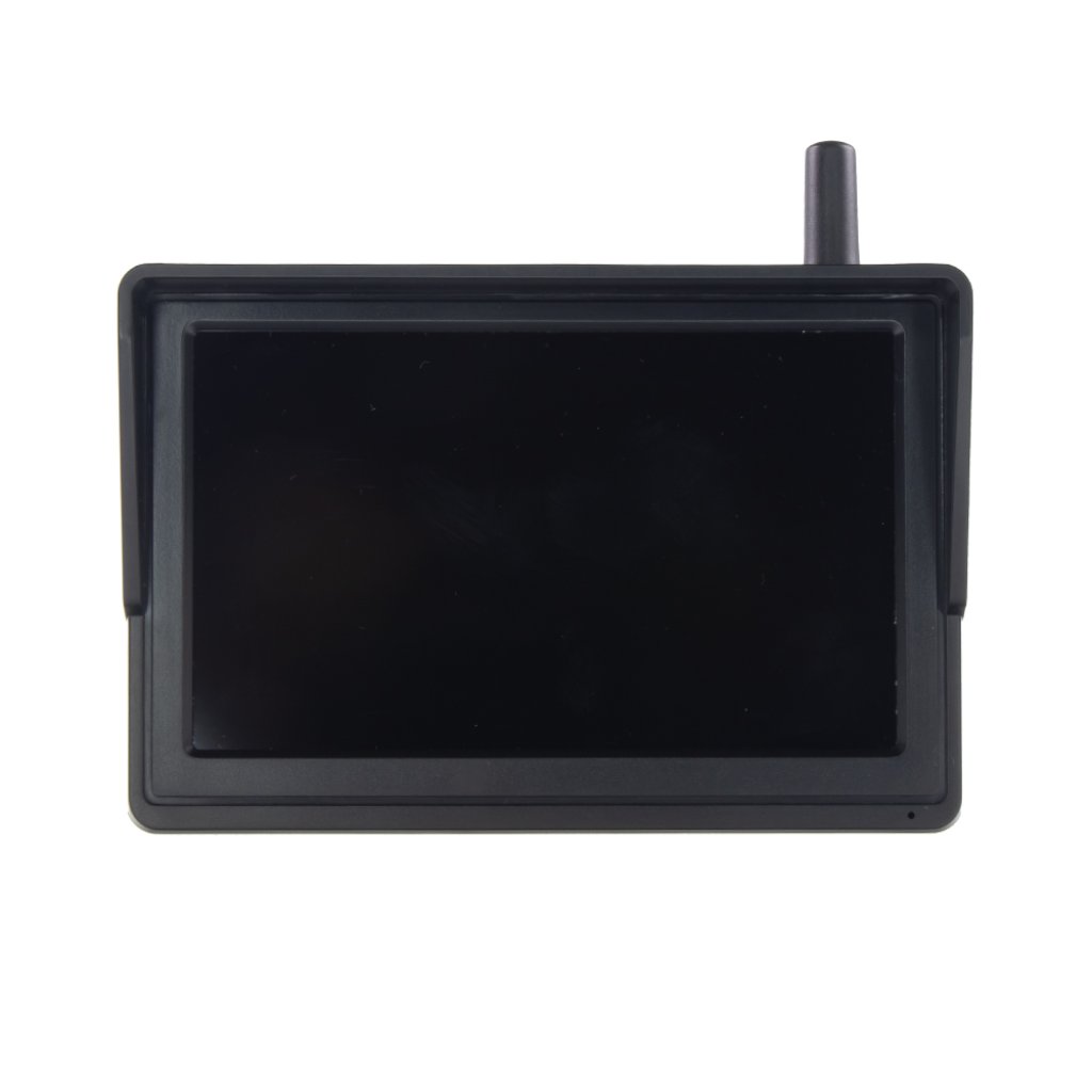 SET bezdrátový digitální kamerový systém + 2 senzory v SPZ se solárním napájením a monitorem 5"