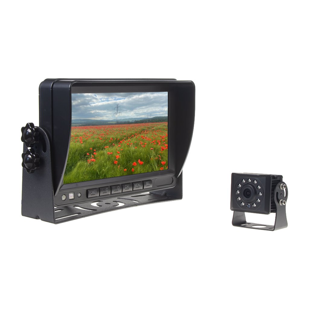 Set monitor 7" s 2 x 4PIN vstup, kamera, 15m kabel