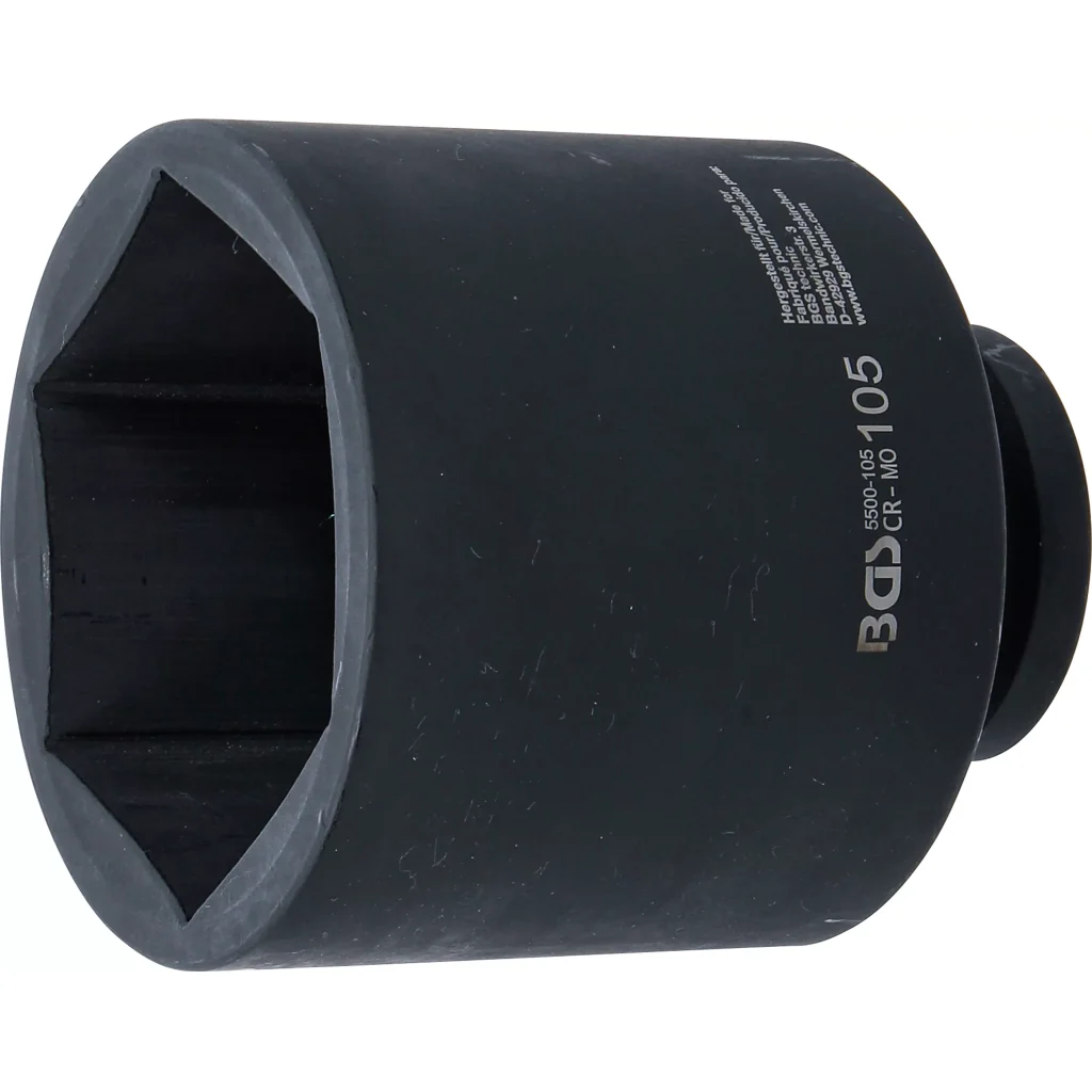 Silová nástrčná hlavice, šestihranná, prodloužená, 1", 105 mm, B5500-105