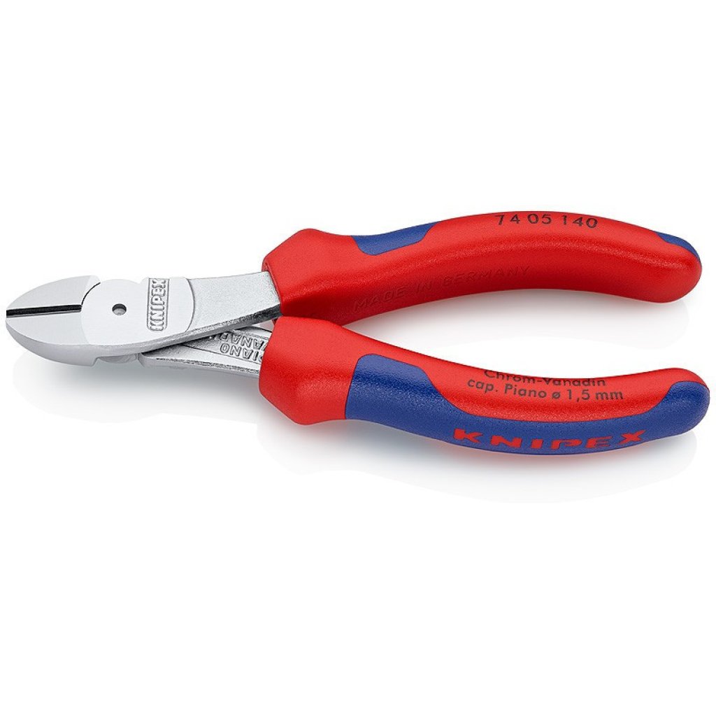 Silové boční štípací kleště chromované 140 mm - 7405140