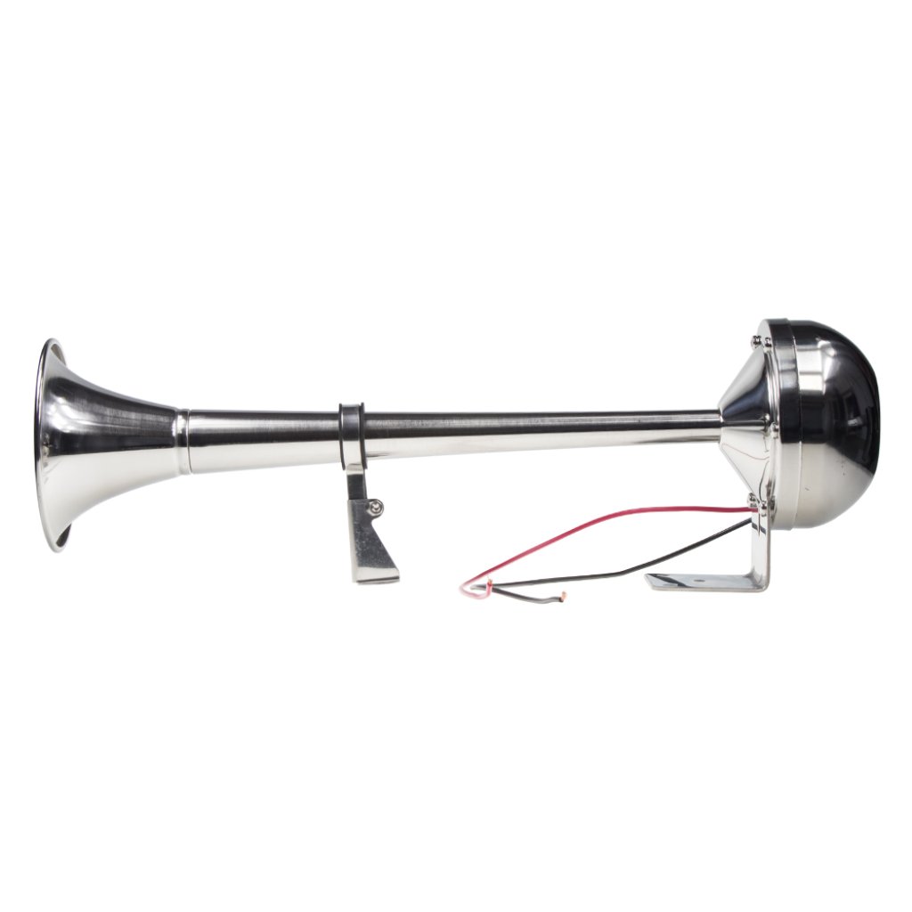 Singl-fanfára 400mm, nerezová, 12V, elektromagnetická