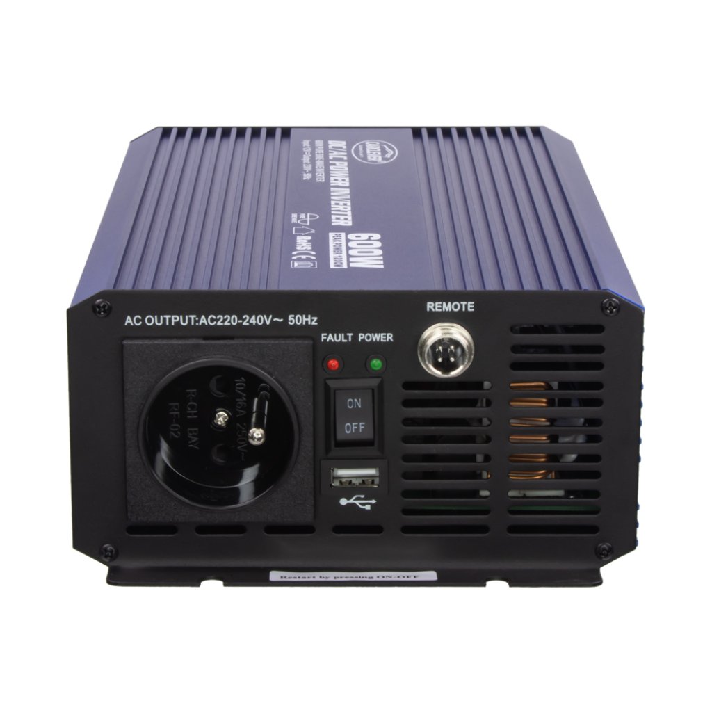 Sinusový měnič napětí z 12/230V, 600W