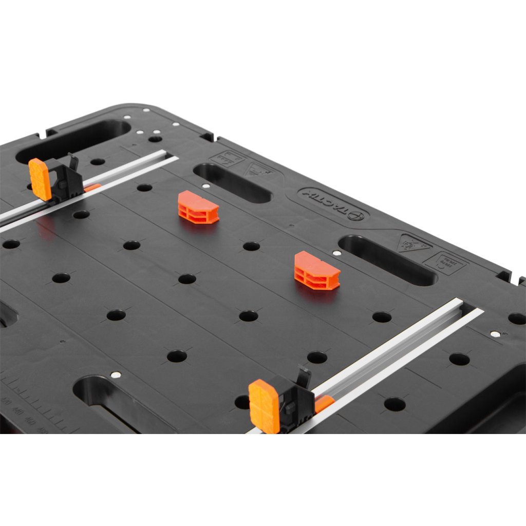 Skládací pracovní stůl Tactix, přenosný , 864 x 544 mm - TC326160