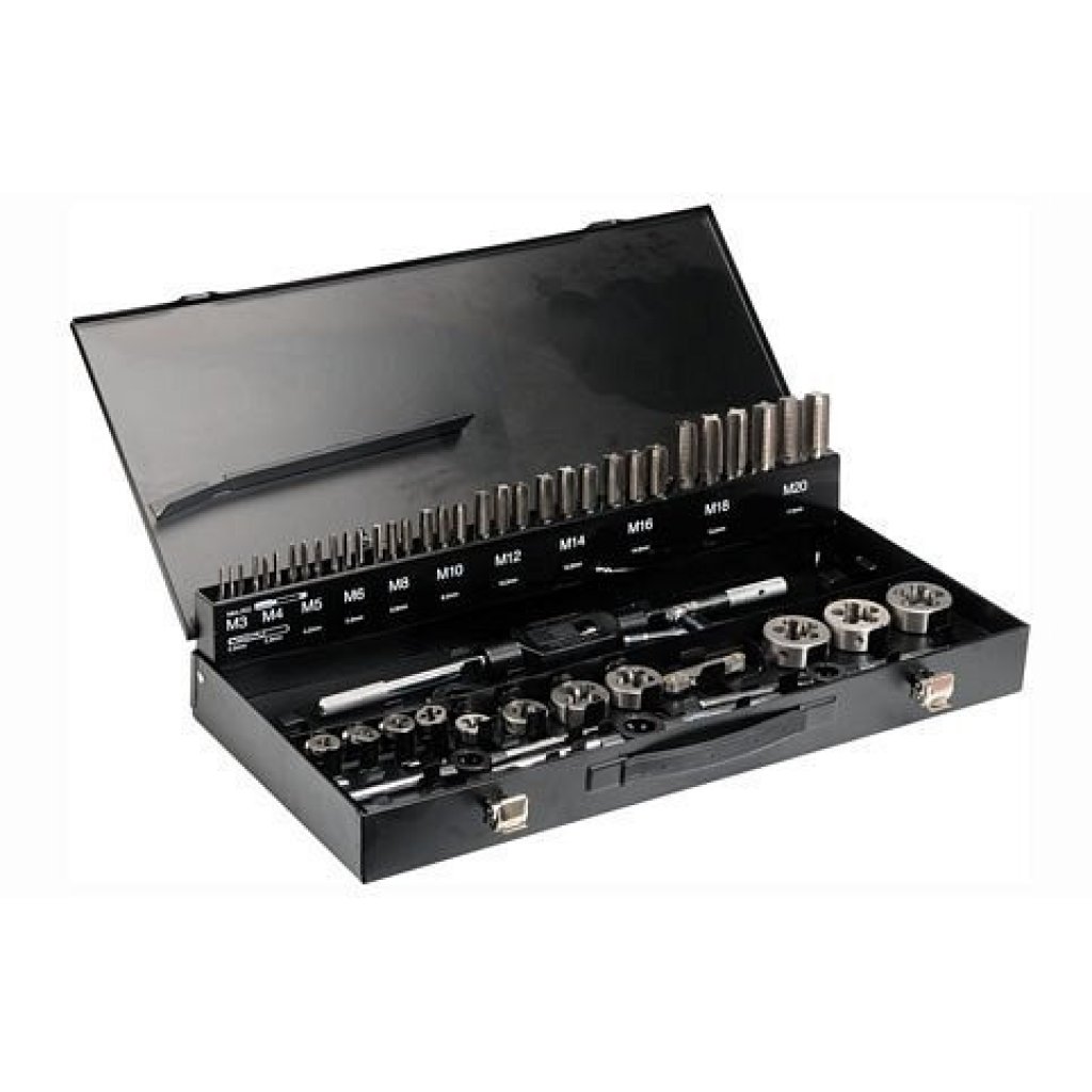 Souprava závitníků 56ks, M3, M4, M5, M6, M8, M10, M12