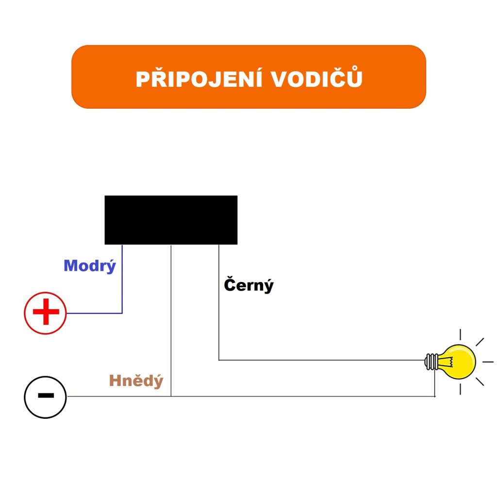 Spínač světel/predátorů na motocykl