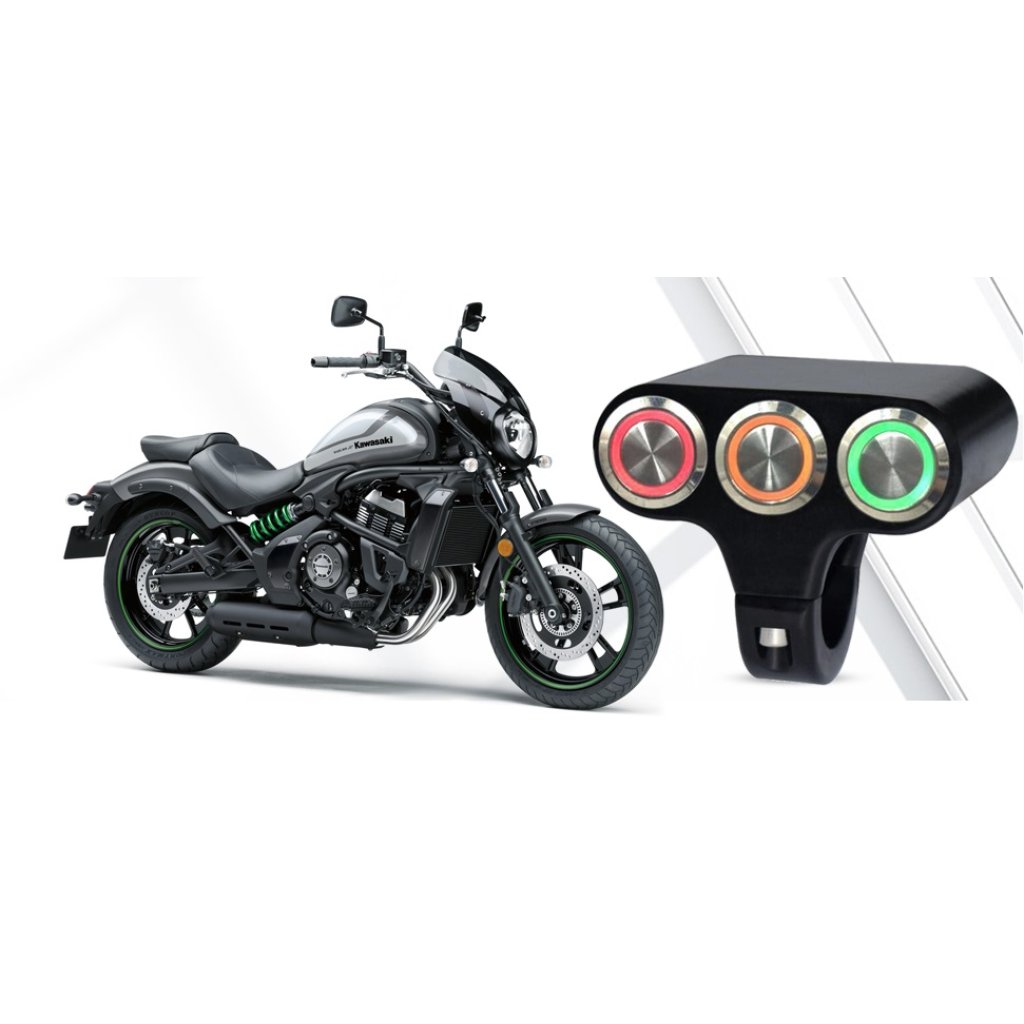 Spínače světel/predátorů/zvukových systémů na motocykl
