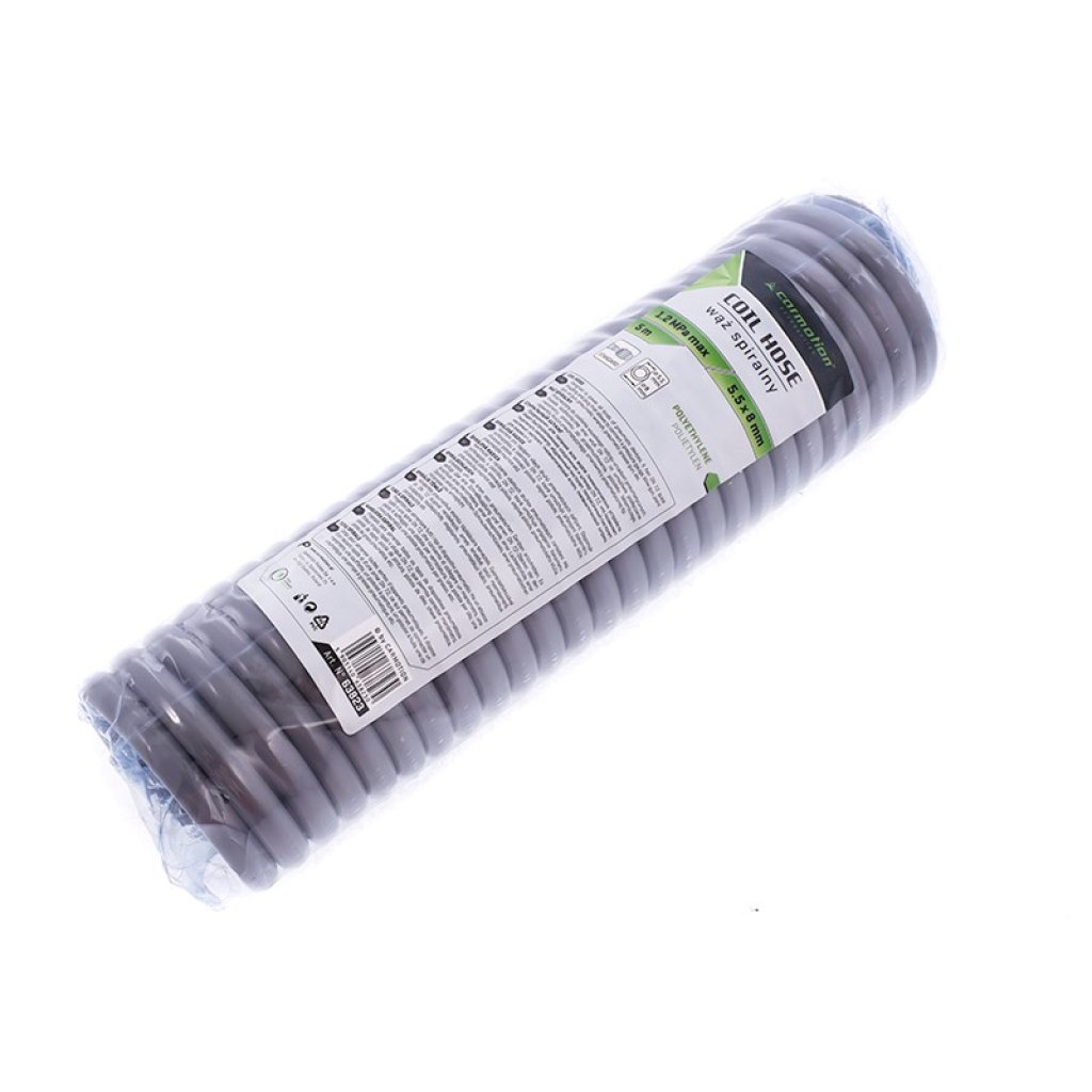 Spirálová vzduchová hadice 5x8mm, L-5 m, 63823