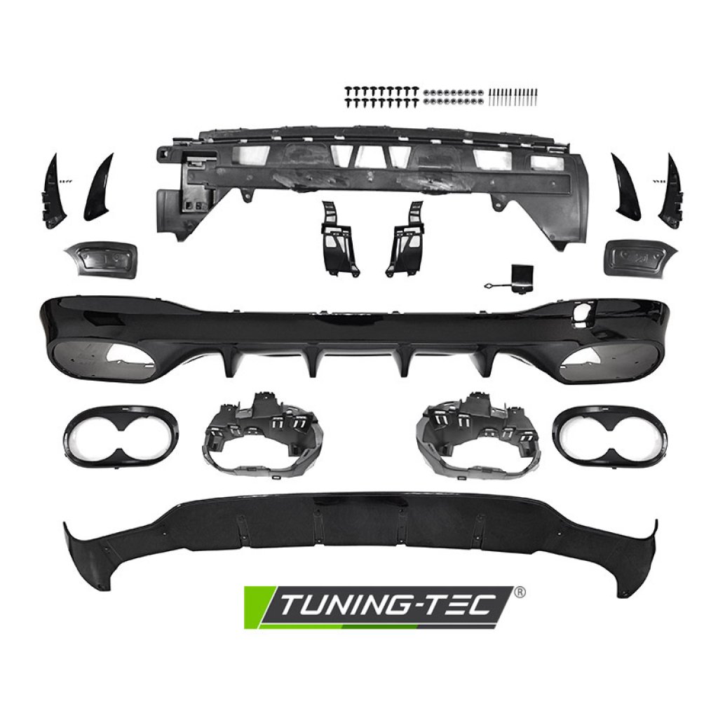 Spoiler,difuzor zadního nárazníku pro Mercedes CLA W118 19-23 SPORT PACKAGE
