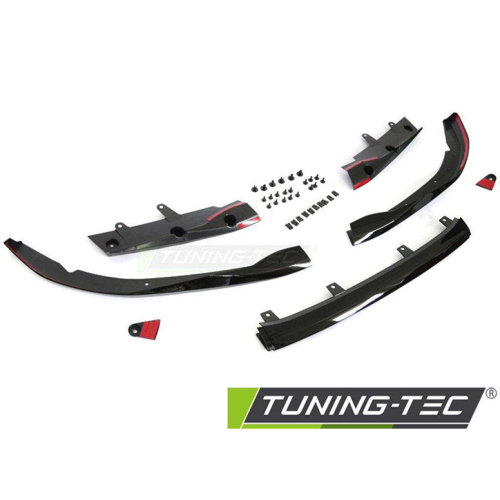 Spoiler pod přední nárazník pro BMW G22 G23 20- performance style - černý lesklý