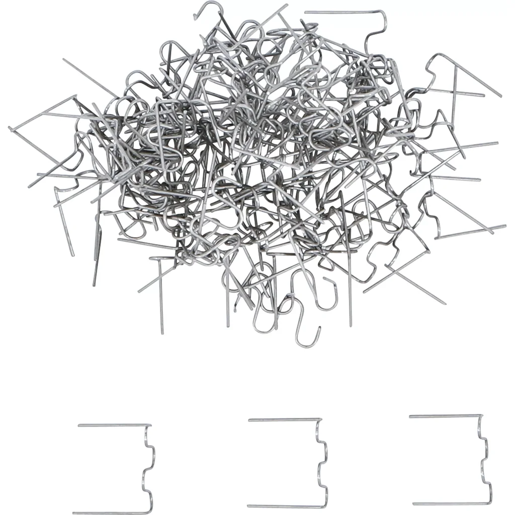 Sponky na opravu plastů, typ S, 0,6 mm, 100 ks - B73352